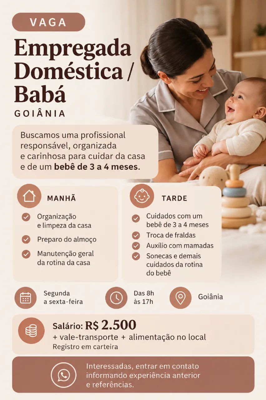 Empregada doméstica/babá
