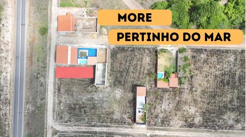 Terreno Plano 184,66m2 Paracuru CE (Aceito Permuta)
