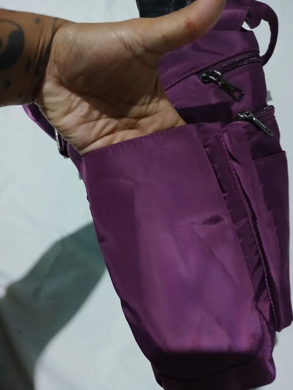 Bolsa transversal roxa - Foto 3