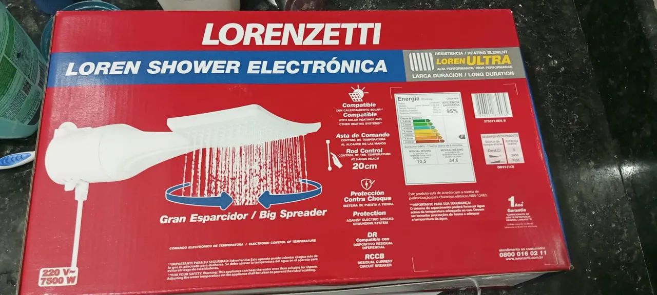 Vendo chuveiro Lorenzetti 