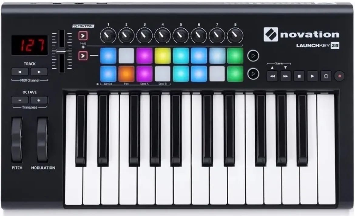 Teclado Controlador Novation Launchkey 25 Mk2 Usb 25 Teclas - Foto 4