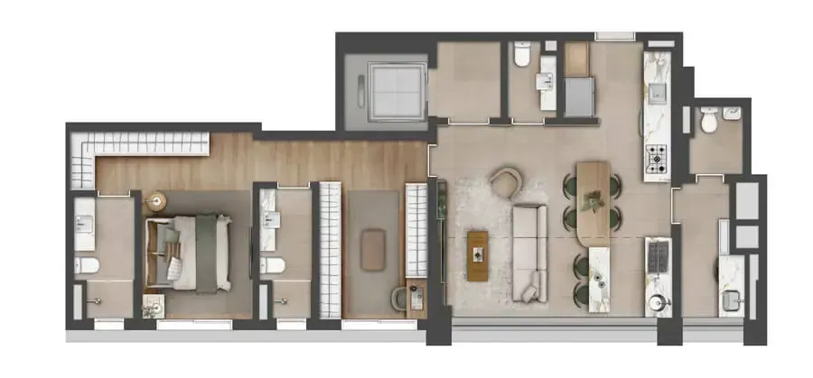 PLANTA 98m²