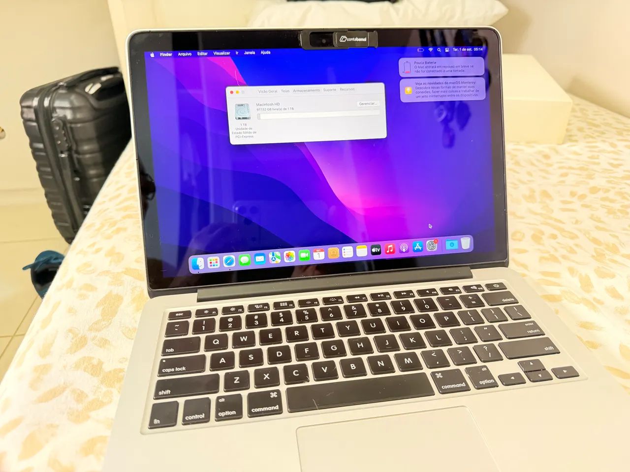 MacBook Pro 2015 13? i5/i7 8GB SSD 1TB - Com caixa e manual - Anatel - Foto 2