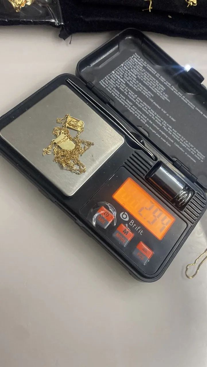 Escapulário em ouro 18