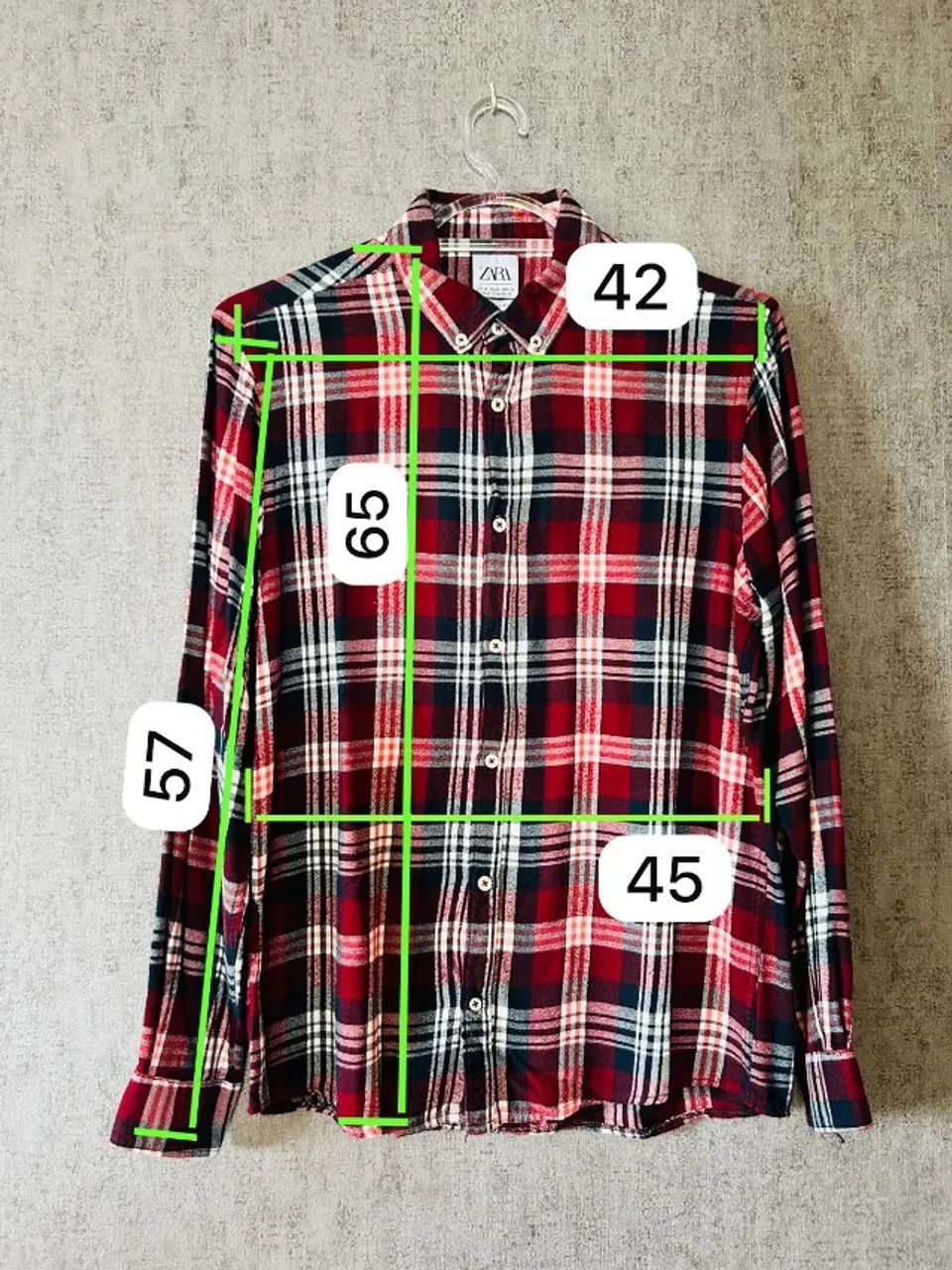Camisa Social Xadrez - Zara - Foto 5