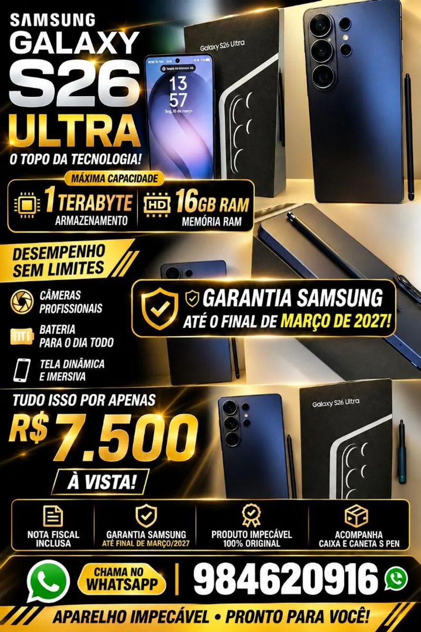 Samsung galax s26 ultra 16gb 1terabyte