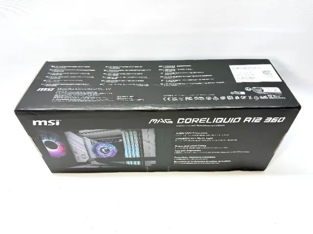 Water Cooler 320mm Argb MSI MAG Coreliquid A12 Intel e AMD Novo - Foto 2