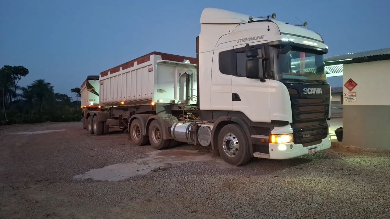 Carreta basculante Bitrem 