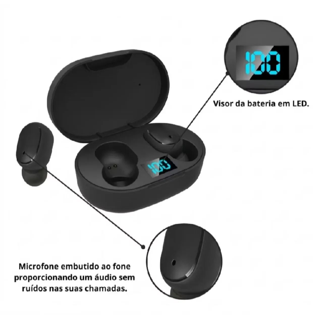 Fone bluetooth Redmi airdots  - Foto 3