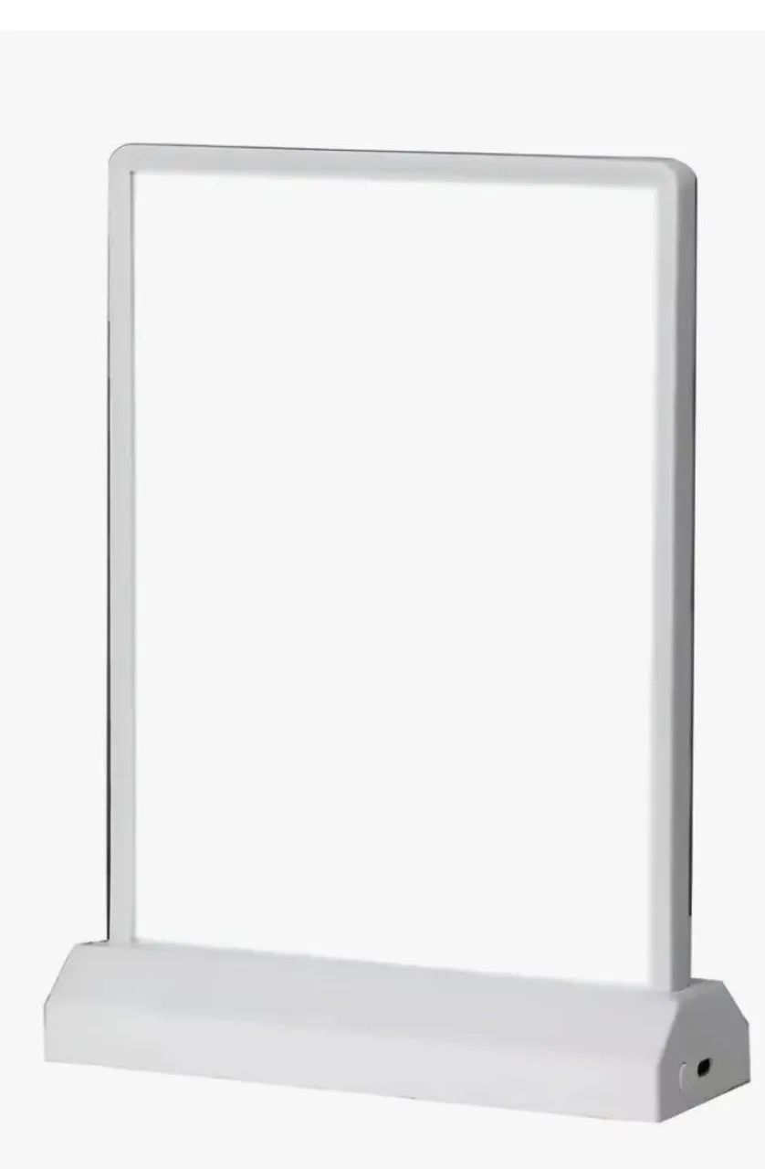 Display Luminoso com bateria recarregável para vitrine 