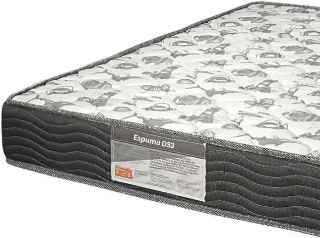 Cama Box Baú cor Bege Tecelagem e Colchão de Casal Molas Ensacadas - Foto 2