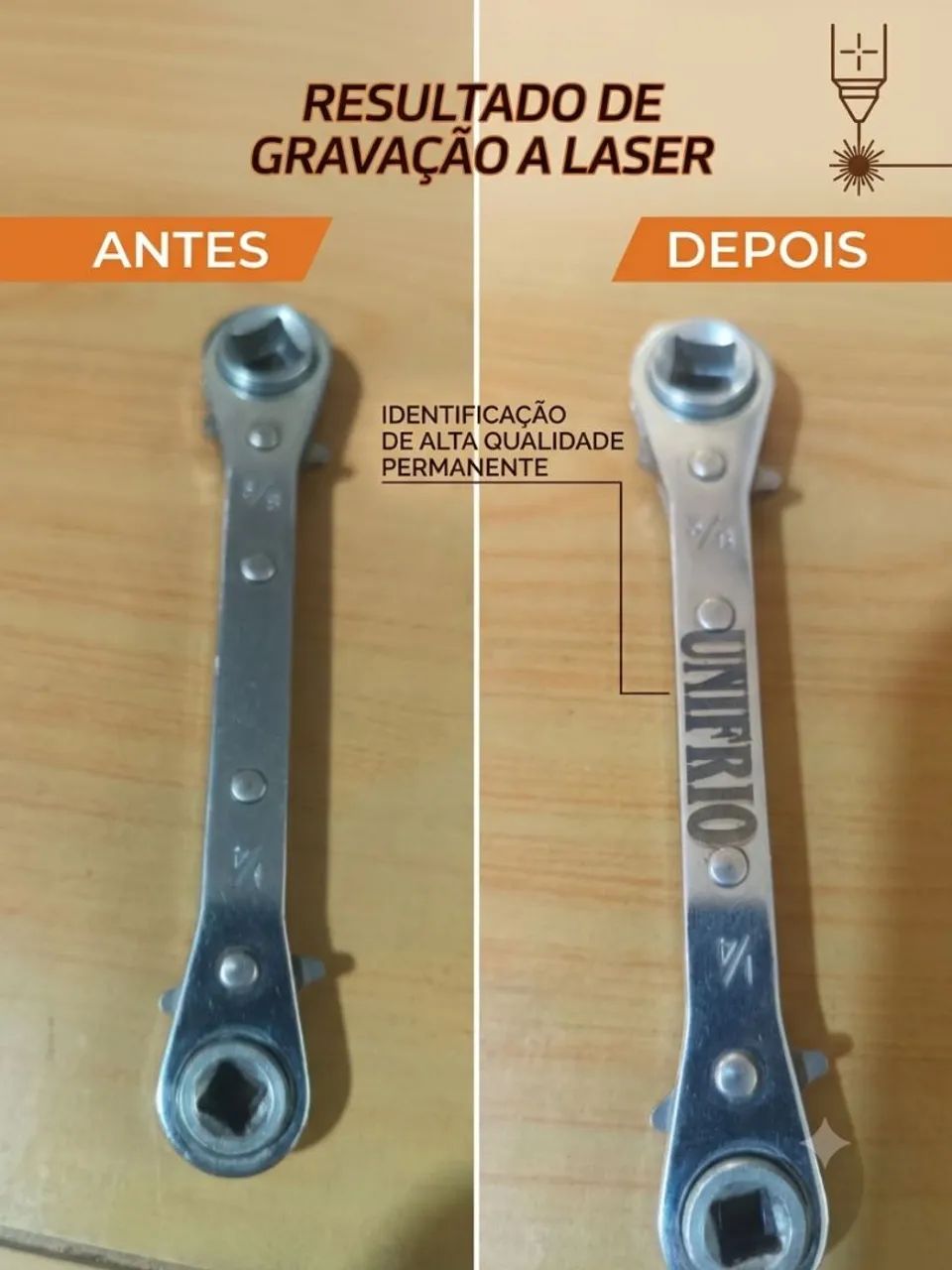 Gravação a laser em Peças e Ferramentas  - Foto 4