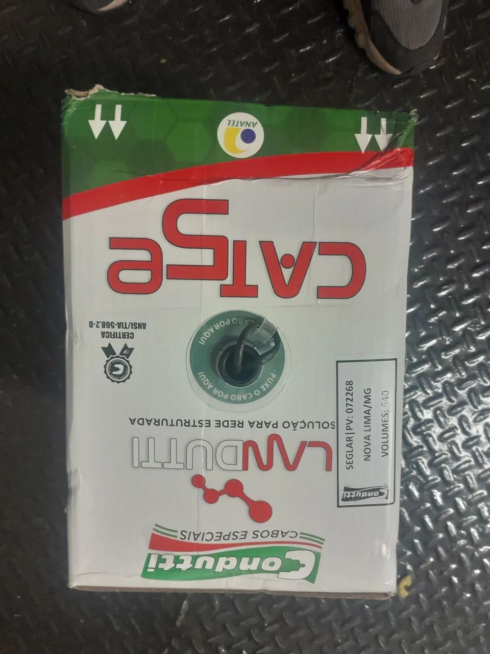 3 caixas de cabo de rede zero - Foto 4