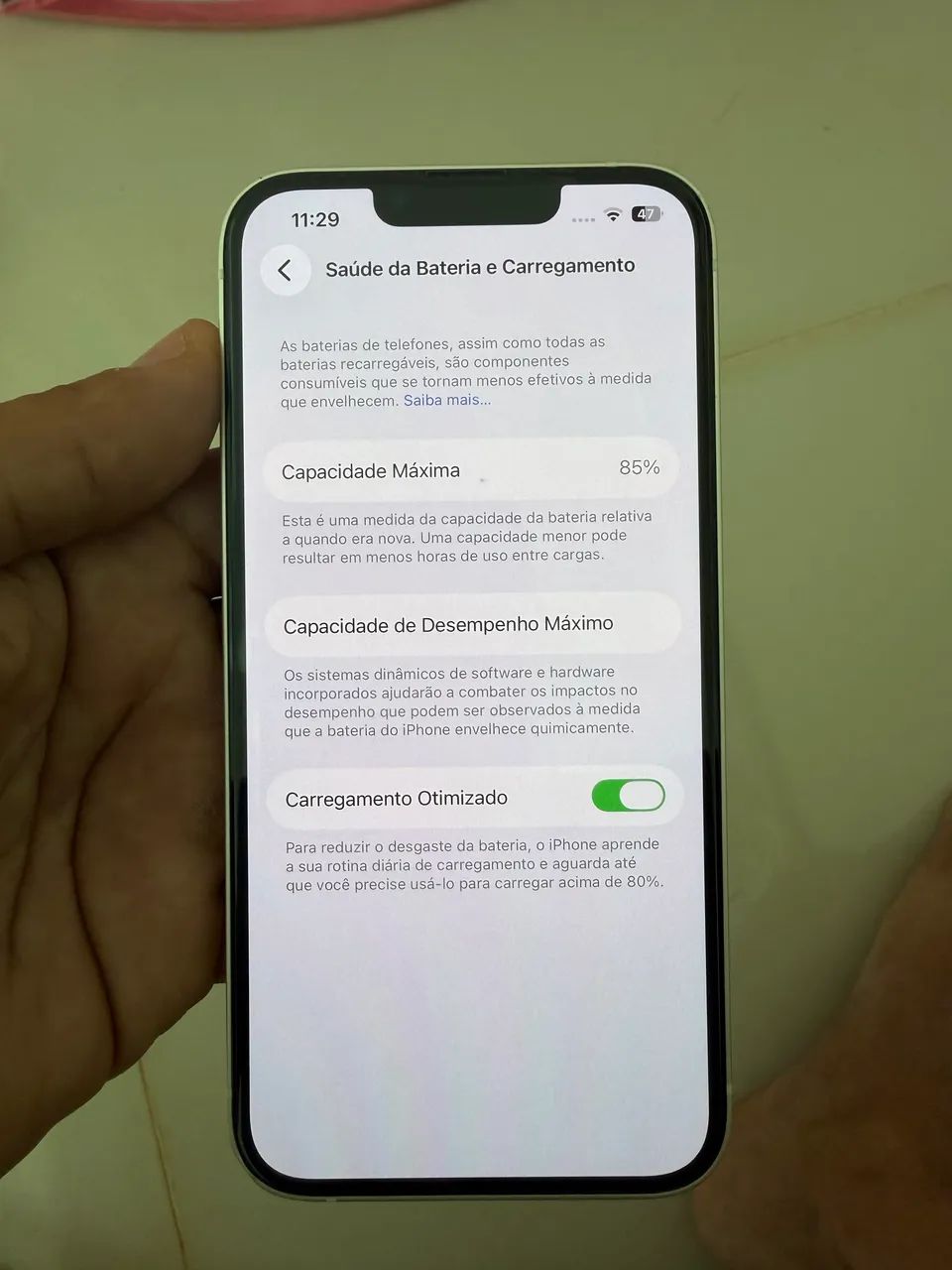 iPhone 13, gold , 256 gb em excelente estado de conservação! - Foto 4