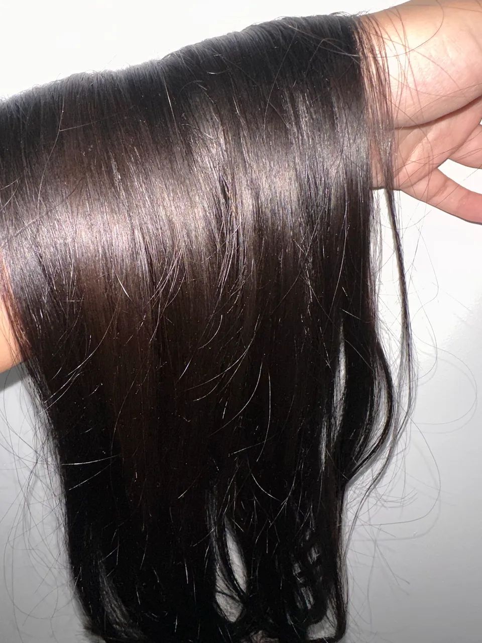 Megahair castanho 60cm liso - Foto 4