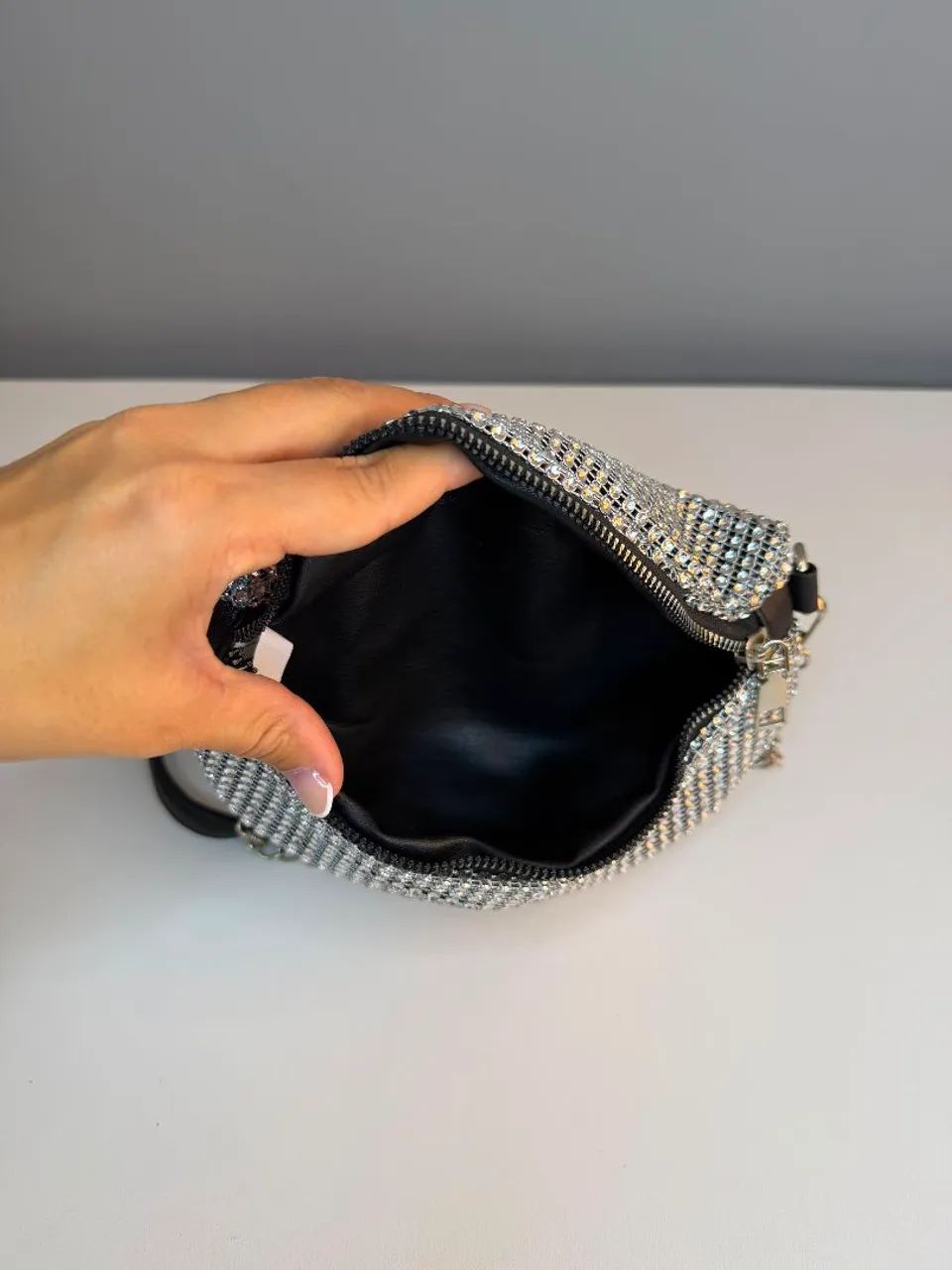 Bolsa Pochete em Strass  - Foto 2