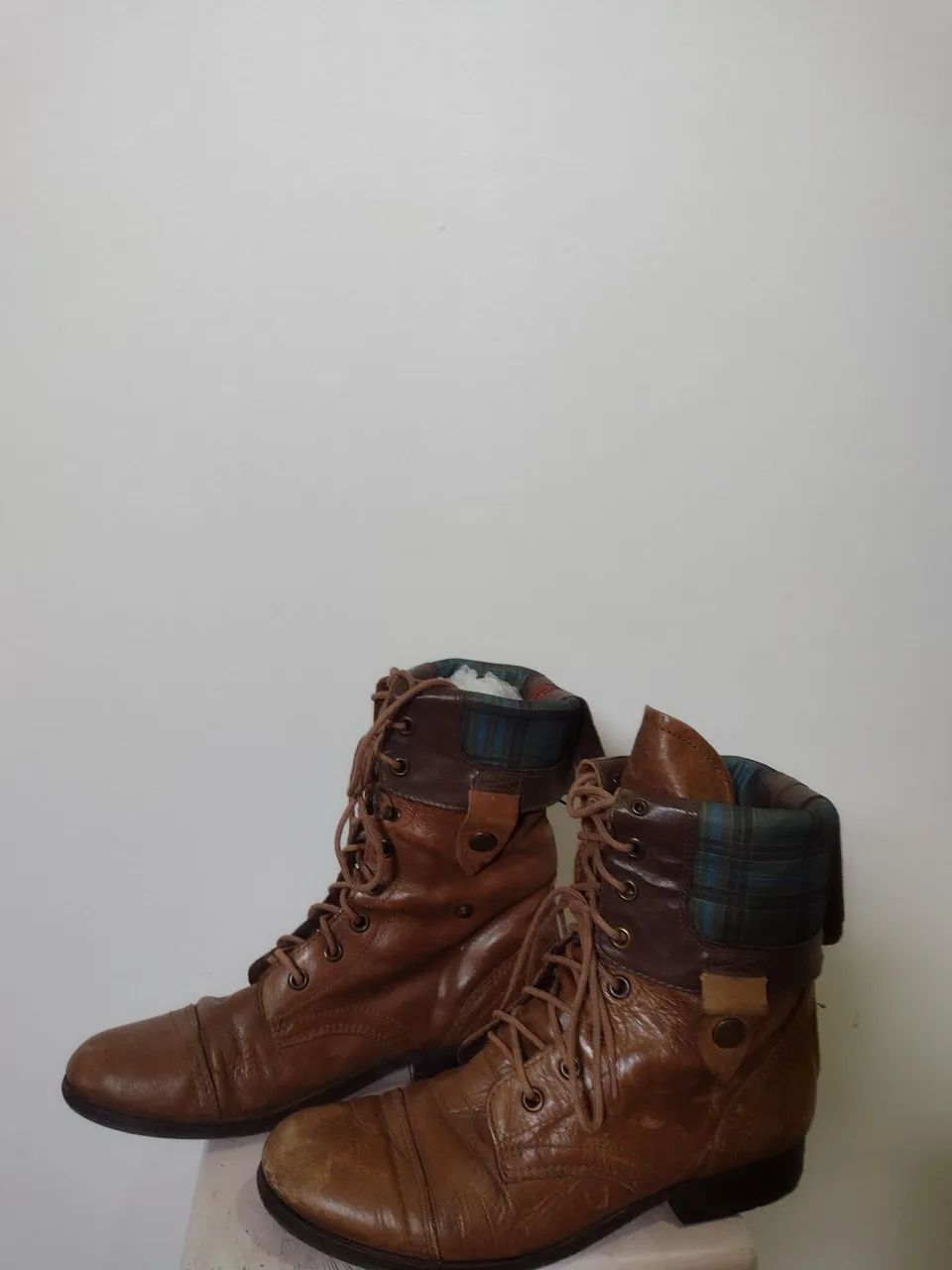 Bota couro Arezzo nr 37