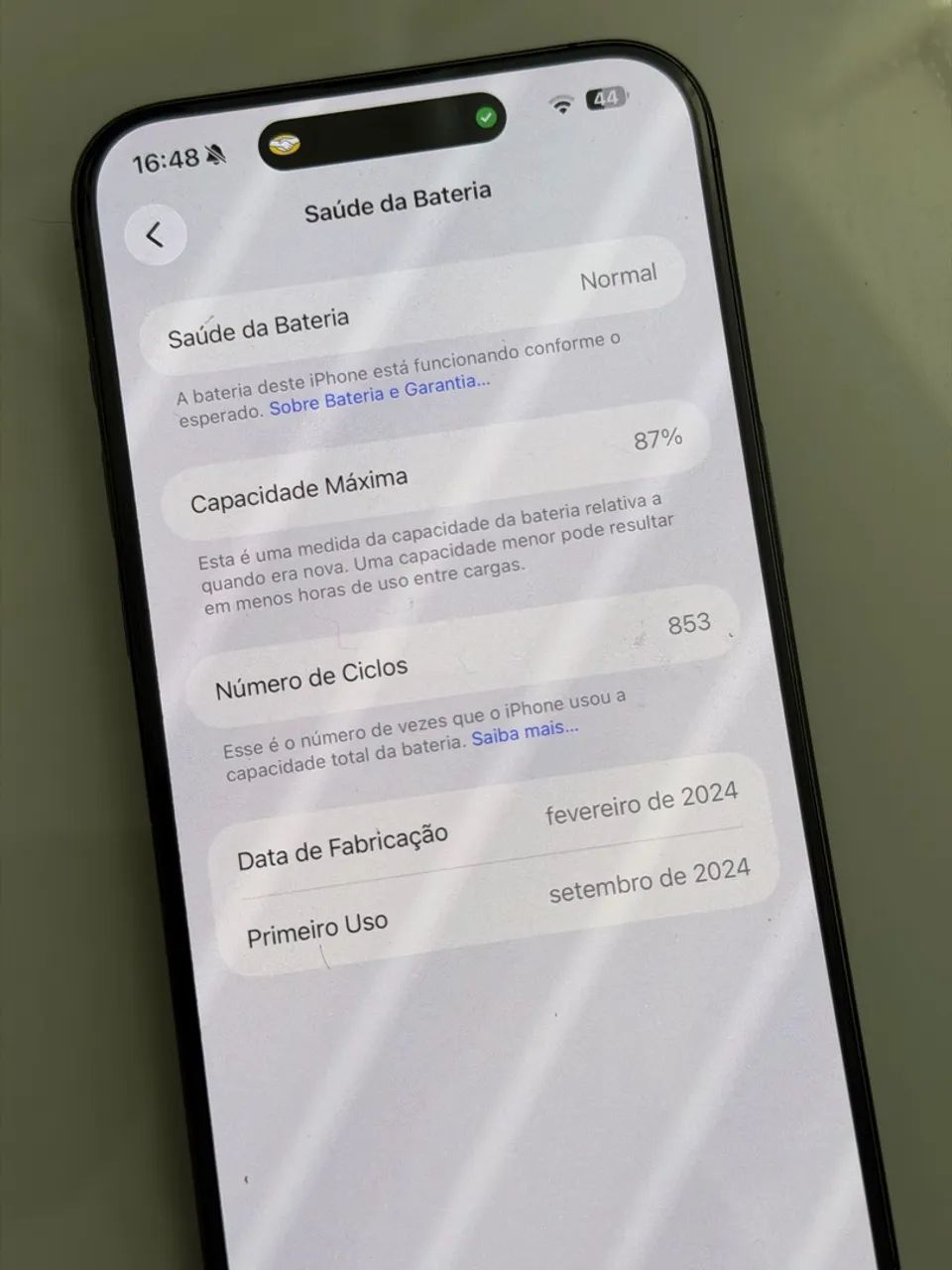 iPhone 15 Pro Max 256gb Preto Impecável - TROCO - Foto 4