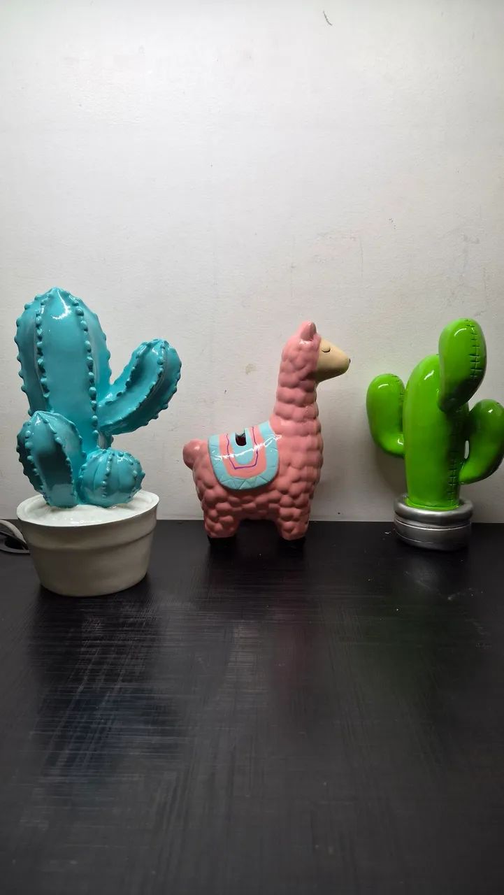 Kit cofrinho cactos e lhama - Foto 4