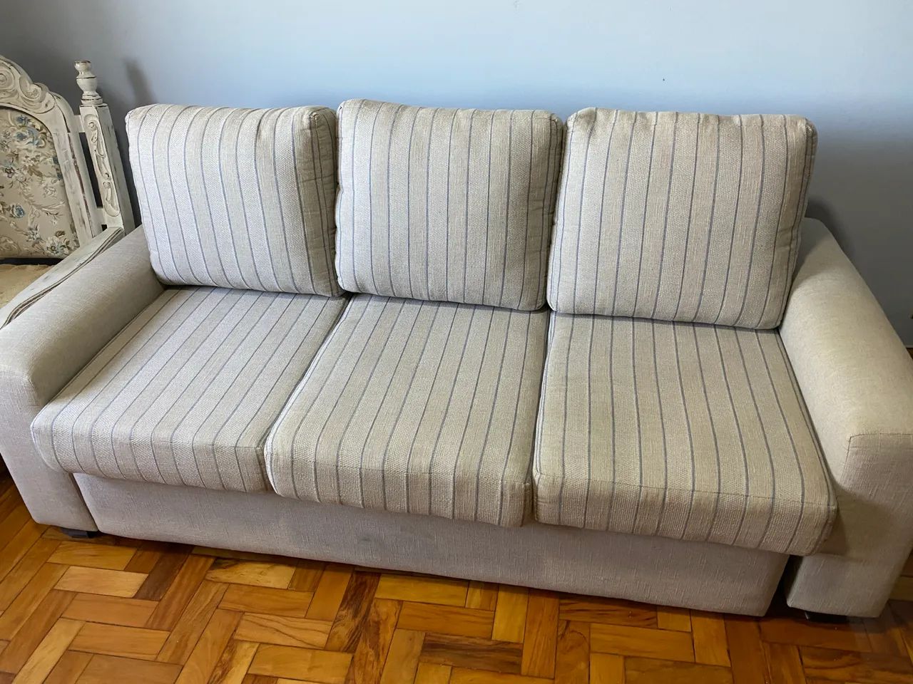 Sofá Cama plenitude com colchão de molas  - Foto 4