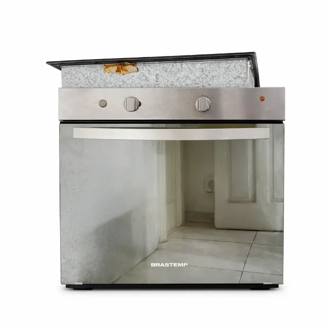 Brastemp Built-in Oven BOA61ARRNA 61L - Mirror Stainless Steel, LPG, 220V (Free Gift: Gas Cooktop)