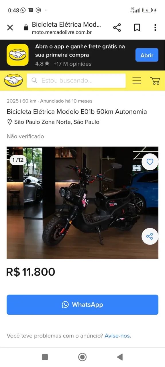 Moto elétrica  - Foto 2