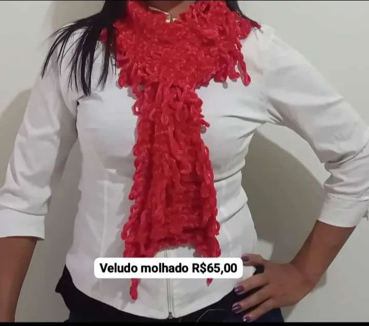 Cachecóis de tricô ? novos  - Foto 3