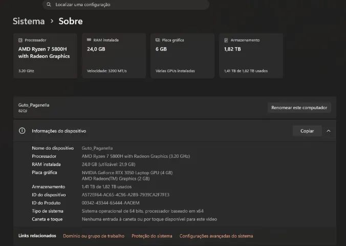 Notebook Lenovo Legion 7 - Foto 3