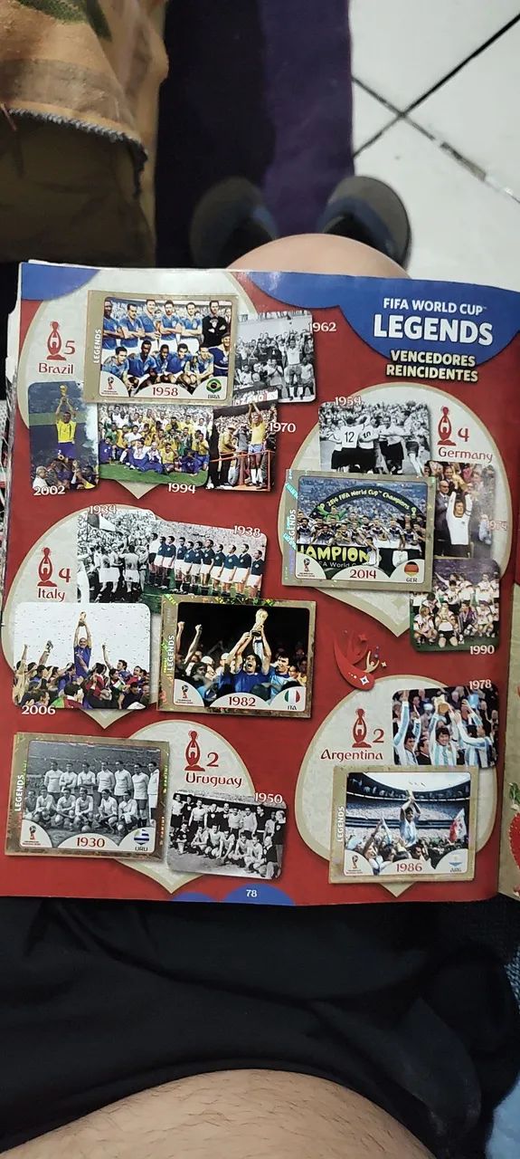 Álbum de figurinhas da copa 2018 - Foto 2