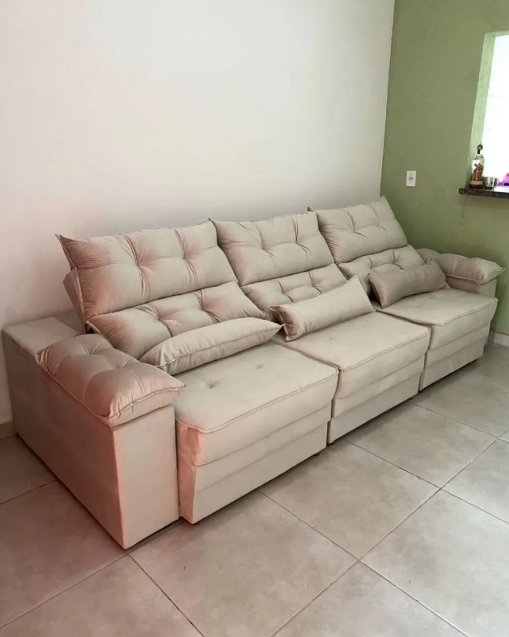 SOFA POLIANA 2,90M RECLINAVEL - Foto 2