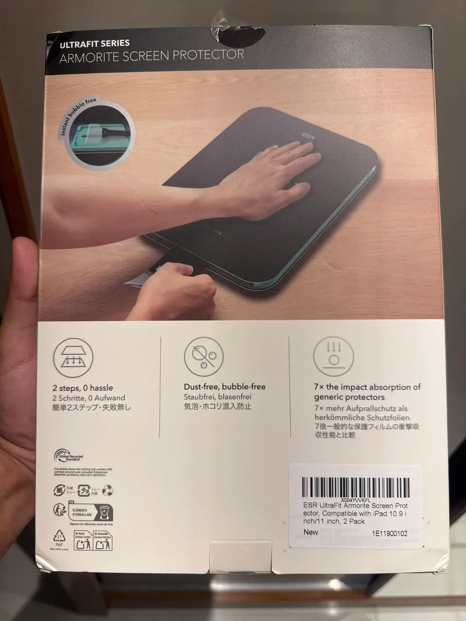 Pelicula ESR Armorite iPad 11 A16 com aplicador - Foto 2