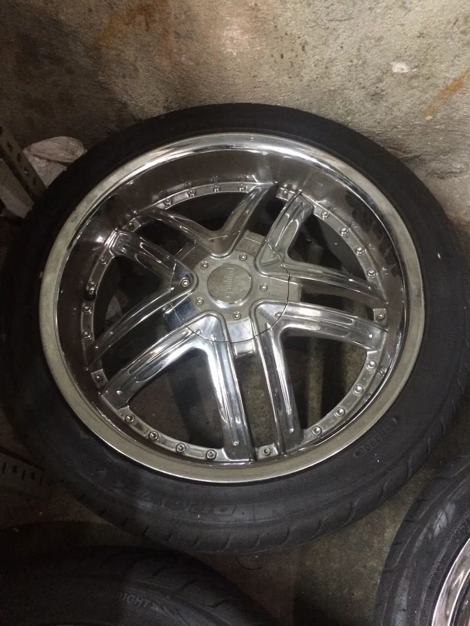 Roda cromada aro 18 - Foto 4