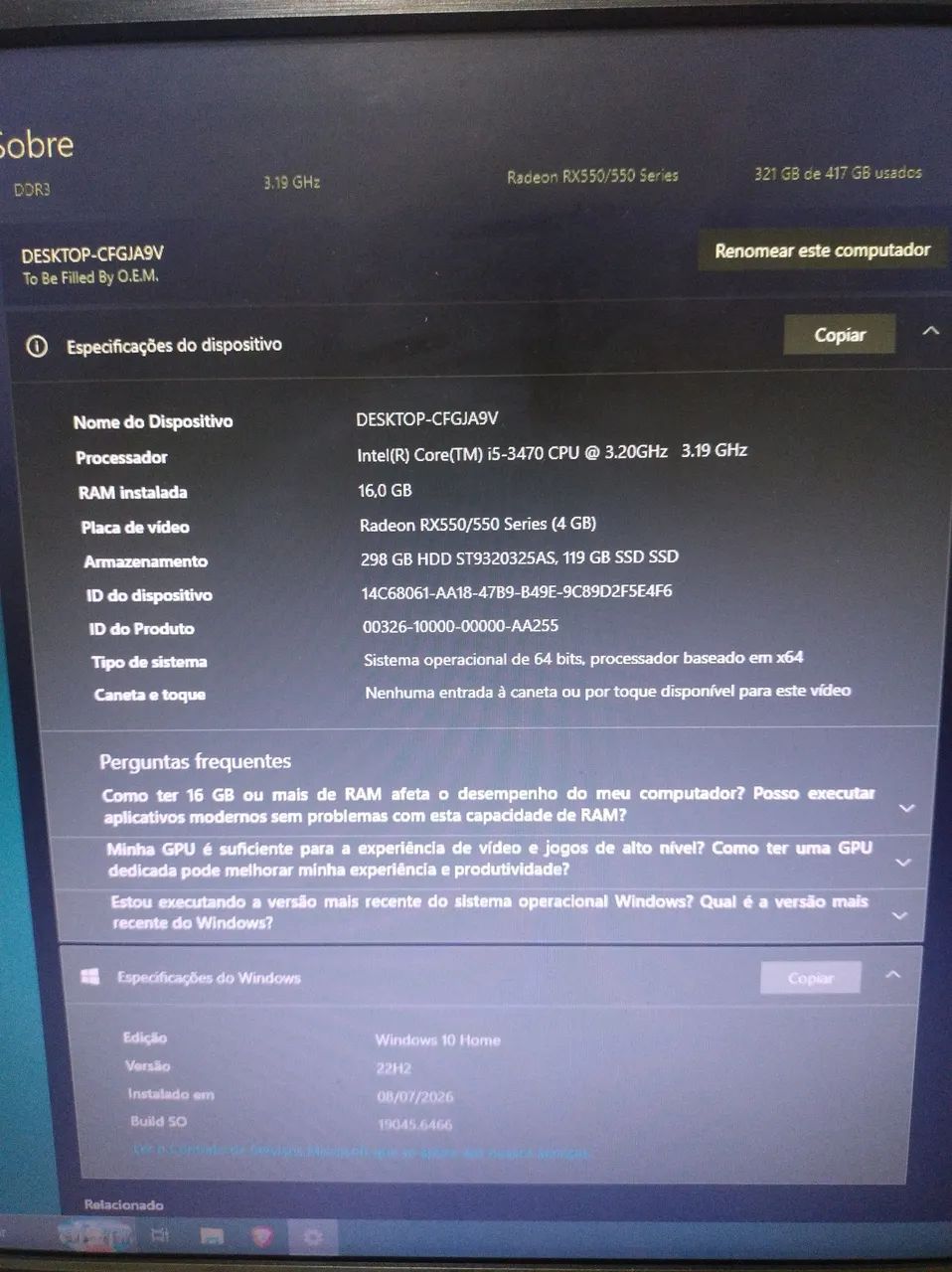 Pc gamer completo  - Foto 5