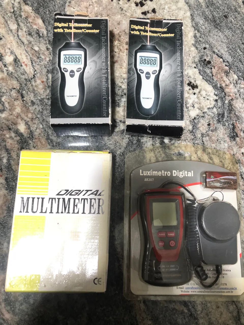 Conjunto: multímetro/luxímetro/digital tacnometer. - Foto 4