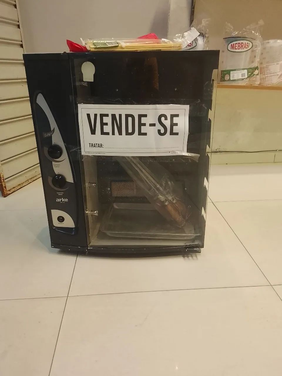 Churrasqueira elétrico e  gaz nunca usada nova lacrado 