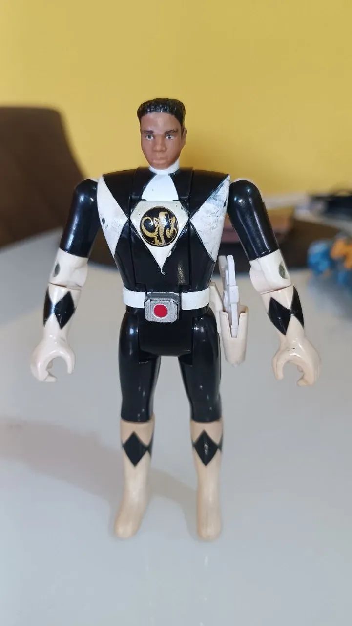 ケンMalcolm X フィギュア ブラックリーダーシリーズ Power Rangers Preto - BANDAI 1993 - Zack Black Ranger Figure