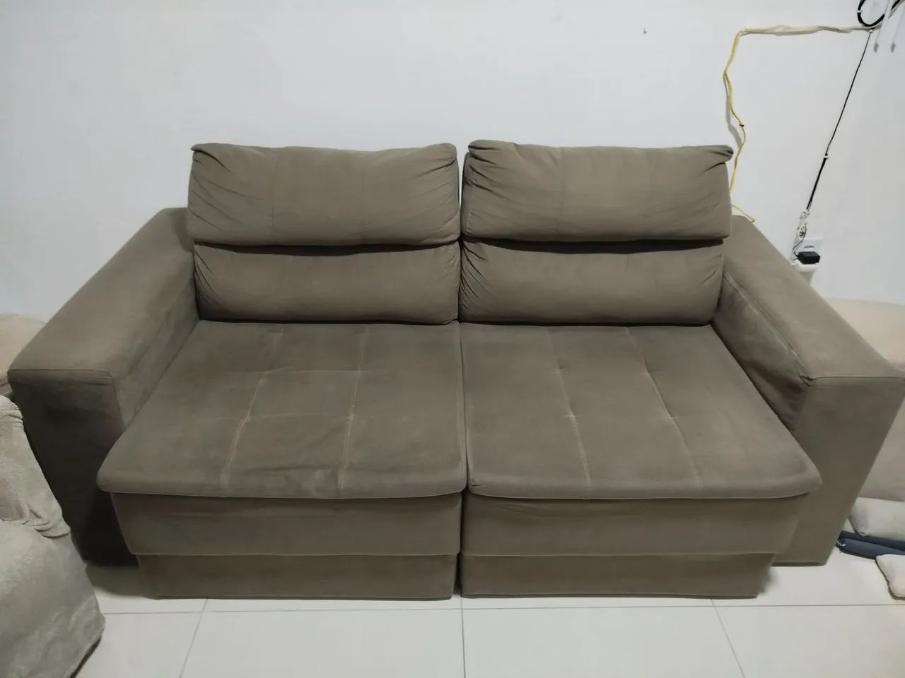 Vende-se sofá retrátil e reclinável  - Foto 3