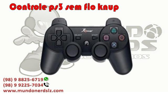 Controle ps3 sem fio Knup 8m em são luis ma - Foto 2