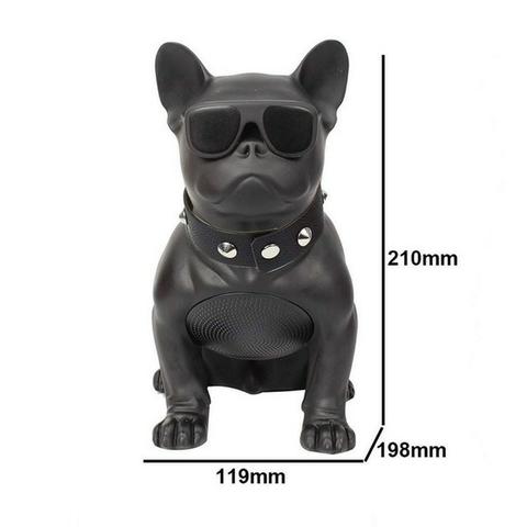 Caixa de Som Bluetooth CH-M10 Bulldog Francês Cachorro Portátil 5w Fm - Foto 2