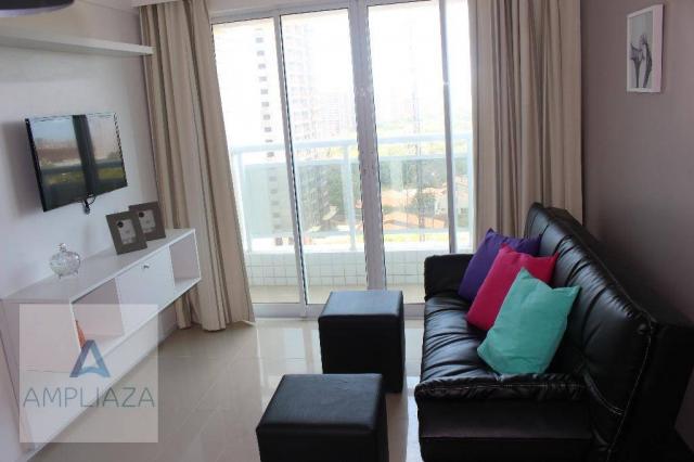 Apartamento com 2 dormitórios à venda, 54 m² por r$ 420.000 - guararapes - fortaleza/ce - Foto 2