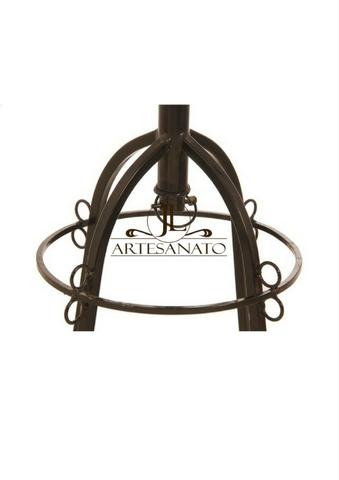 Kit 4 Banquetas Alta Cozinha Americana Ferro E Madeira -80cm - Foto 3