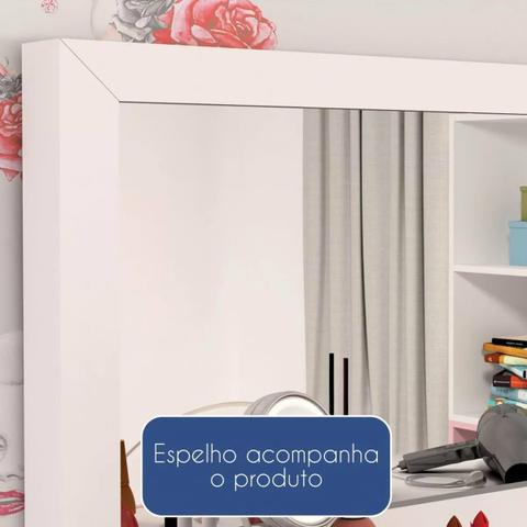 Penteadeira 100% MDF com 1 espelho e 1 gaveta #FreteGRÁTIS* #Garantia #Lacrado - Foto 4