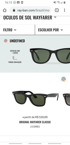 Óculos ray ban wayfear original - Foto 3