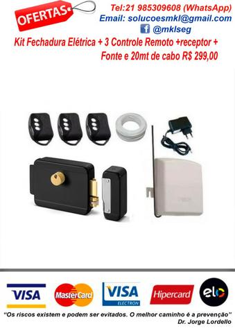 Fechadura com acionamento por controle remoto