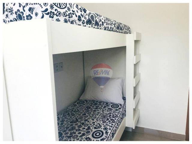 Apartamento com 2 dormitórios para alugar, 54 m² por r$ 660/dia - porto de galinha - ipoju - Foto 12