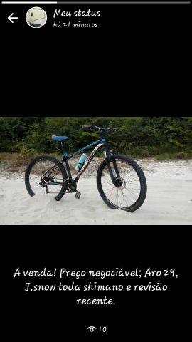 Bicicleta Aro 29 em perfeito estado