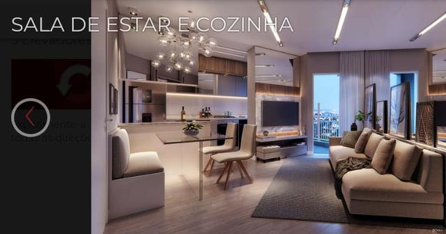 Residencia club mcmv 2 qts sacada piscina 54m² mcmv - Foto 3