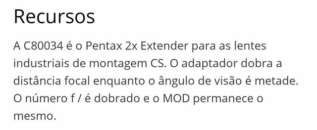 Lente cosmicar x2 extender - Foto 2