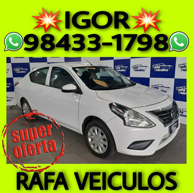 NISSAN VERSA 1.0 FLEX 2019 1 MIL DE ENTRADA FALAR COM IGOR IIUH
