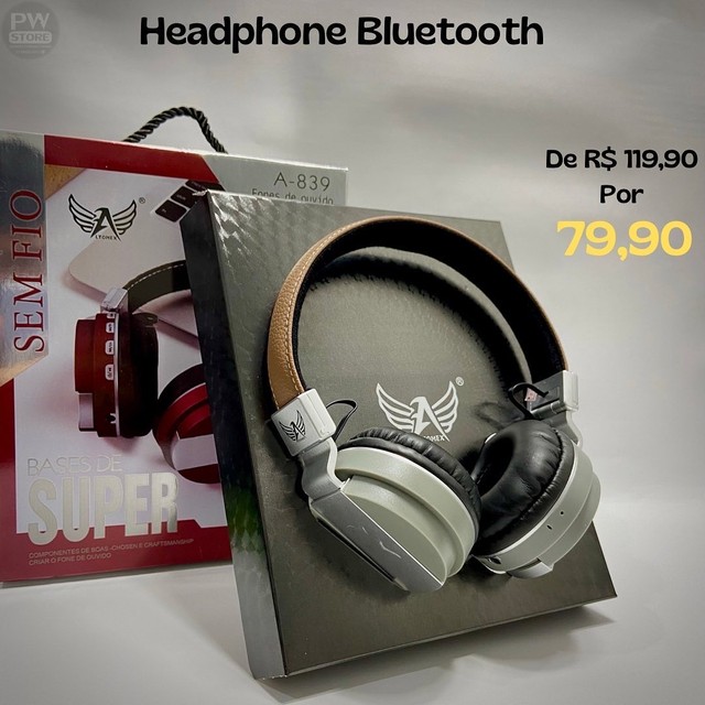 Headphone Bluetooth Promoção - Loja PW STORE 